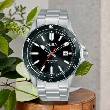 ALBA 雅柏 酷黑運動風 套錶 手錶 新春換新 送禮首選-42.5mm (AS9V37X2/VJ42-X377D)