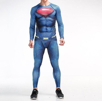 FINDSENSE MD 日系 時尚 男 S標誌 高彈力 速幹 緊身 運動服 籃球服 健身服 套裝 T恤+褲子