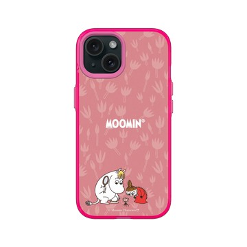 iPhone 15 Clear 粉漾桃 - Moomin - 歌妮＆小美