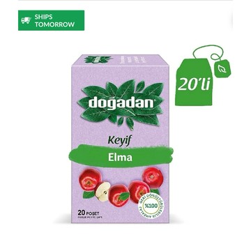 土耳其Dogadan蘋果茶20小包無咖啡因現貨