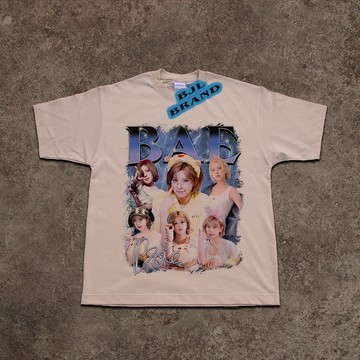 NMIXX Haewon Kyujin Lily Bae Jinsol裴真率 短袖 T恤【M-5XL】美式重磅素色短袖T
