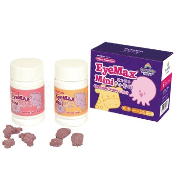 昇橋健康Acrobio 新小愛眸咀嚼錠 EyeMaxMini  60錠 漢方草本 藻紅素 花青素 乳酸ABC