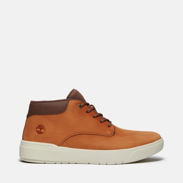 Timberland 男款棕色中筒休閒鞋｜A69M1EM5