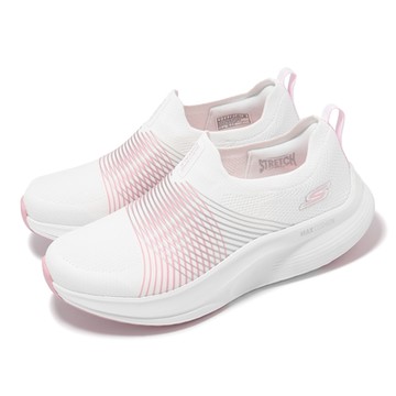 Skechers 休閒鞋 Go Walk Max Walker-Sally 女鞋 白 粉 厚底 橡膠大底 健走鞋 125052WPK