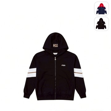 【FILA】中性 針織外套-黑色 1JKY-5410-BK