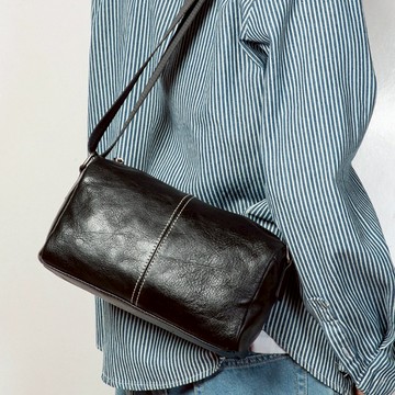 【BRAVOMART】簡約時尚單肩背包 郵差包 側背包 送禮 生日 男生 男性 禮物推薦 聖誕節 交換禮物