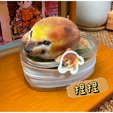 《胖胖ㄉ狗狗》*個人工作室製作*蛤蟆柴捏捏 我的刀盾 可愛 療育小物 梗圖 搞笑 趣味 收藏 送禮推薦 交換禮物