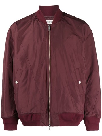 Undercover - panelled bomber jacket - men - Polyester/Polyester - 4 - Red