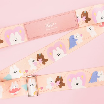 【ekax x 87小兔聯名】造型行李束帶