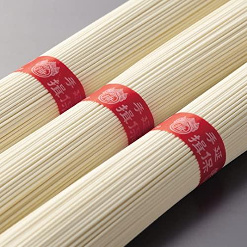 手延素麺 揖保乃糸 上級品 50g×20束 赤帯 そうめん 木箱 ギフト D-30 