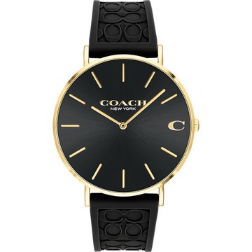 COACH 經典LOGO C 時尚腕錶/41mm/黑/CO14602633
