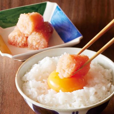 ふるさと納税 筑後市 やまやのうちのめんたい(切子)150g×3・お米(元気つくし)5kgセット(筑後市)