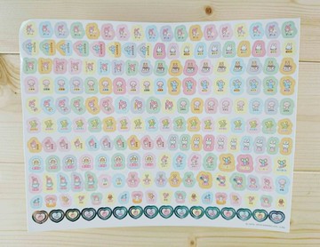 【震撼精品百貨】My Melody 美樂蒂 貼紙-行事曆重要節慶-心形 震撼日式精品百貨
