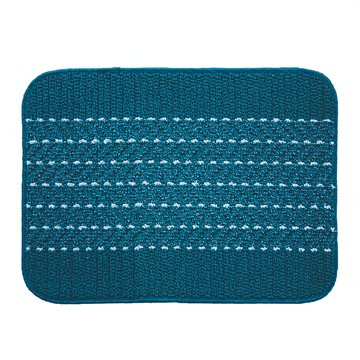 日本 oka 優踏生 廚房地墊  60 x 45cm  海軍藍  1個