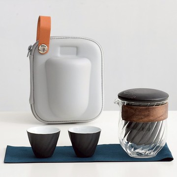 戶外便攜式包旅行功夫茶具套裝家用一壺二杯快客杯車載禮品定制