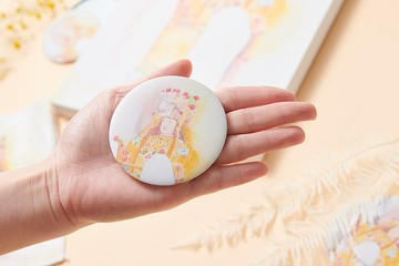 樣樣好物 白沙屯媽祖小圓鏡