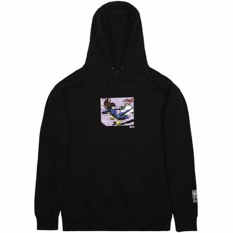 ベイト メンズ 服 Bait X Marvel Comics Men Black Widow Hoody Black