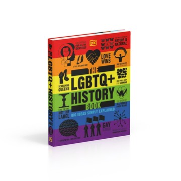 DK DK The LGBTQ + History Book Big Ideas Simply Explained(DK大知識輕鬆讀：LGBTQ +的歷史)