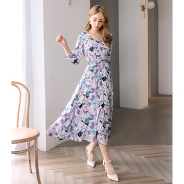 【1+1優惠】HS 獨調風格洋裝 混色