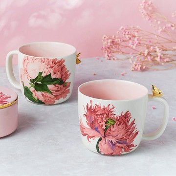 郎世寧花卉-馥郁馬克單杯