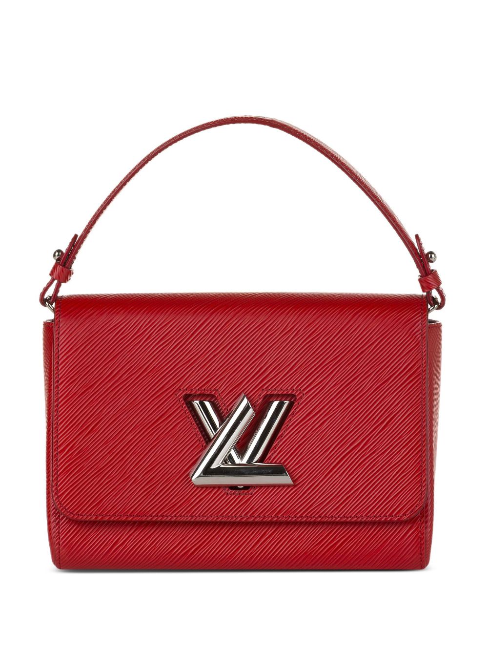 Louis Vuitton - 2015 pre-owned Twist MM tote bag - women - Leather - One Size - Red