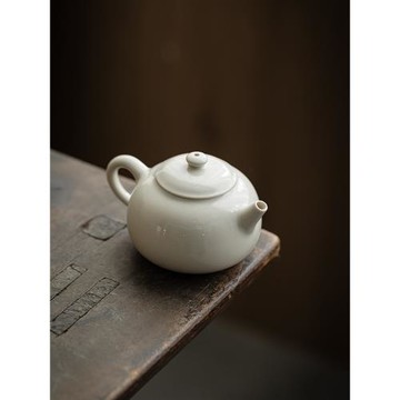 100ml 小容量西施壺草木灰陶瓷茶壺單壺茶具女士精致泡茶壺一人用