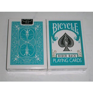 【USPCC撲克】Bicycle-Poker deck-2014(水藍)Turquoise back-S102521