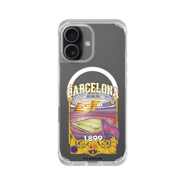 iPhone 17 ClearX (MagSafe 兼容) 晶透白 - FC Barcelona - Camp Nou Legacy