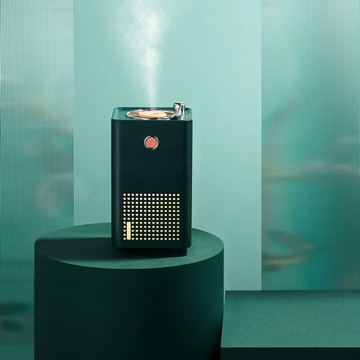 唱片機加濕器INS風格桌面復古桌面空氣凈化補水USB唱機加濕器 幸福驛站