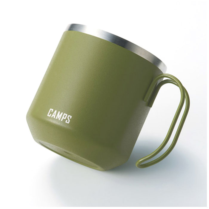 キャンプス CAMPS マグカップ 真空二重ステンレスマグ ステンレス コップ カップ 食器 約 350ml 登山 キャンプ用品 アウトドア