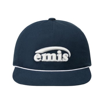 韓國 emis NEW LOGO COTTON TRUCKER HAT 新Logo棉質卡車帽 海軍藍NAVY