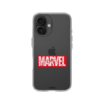 iPhone 16 Clear 透明 - 迪士尼-漫威 Marvel - 漫威Logo-紅色標誌