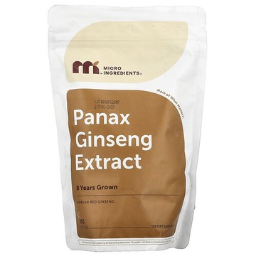 Micro Ingredients, Panax Ginseng Extract, 300 Softgels (750 mg per Softgel)