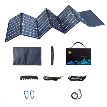 【HeartPick心選】太陽能板 太陽能充電板 戶外露營 發電板 應急設備 高轉化率 折疊充電包 光伏板 DC快充