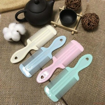 桃園出貨✨新款篦子梳去頭屑成人梳子蝨子梳不傷頭皮加密去蝨卵密齒兒童篦梳
