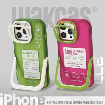 【Wakcas】iPhone 16｜水果繽紛支架手機殼 15 14 13 Pro Max 防摔殼 蘋果殼 保護殼 支架殼