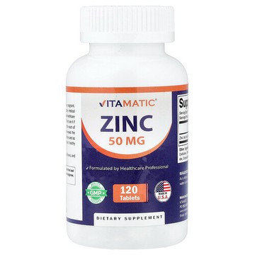 Vitamatic, 鋅片，50 毫克，120 片