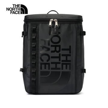 The North Face北面男女款黑色舒適背負大容量後背包｜3KVR4HF