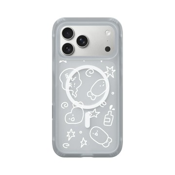 iPhone 17 Pro Max AirX 流變灰 - 瘋狂眼珠 Crazy Eyes - 炸蝦星空漫遊
