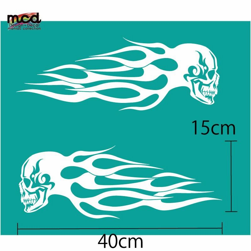 塗装用 マスキング スカルファイヤーフレア ファイヤーパターン 柄抜き 