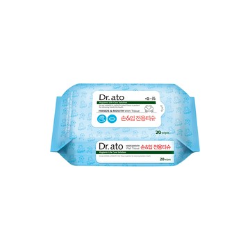 Dr. ato Hands & Mouth Wet Tissue 20P