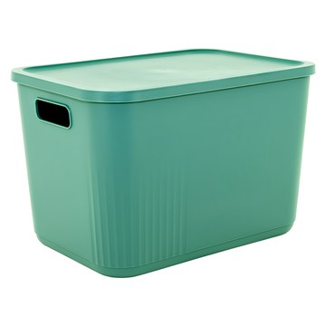 dayneeds 日需百備 Q萌撞色系附蓋收納盒/整理盒/雜物盒/零食盒 SN10-2XL-GN3  綠色  3個