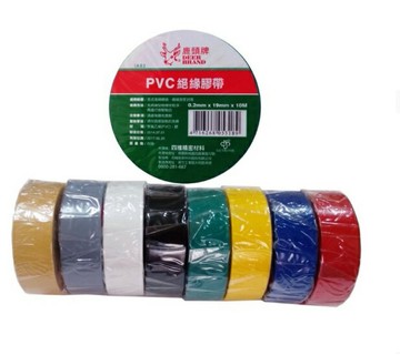 四維鹿頭牌 PVC絕緣膠帶 電火布 電器膠帶 19mmX10M (10卷)【APP滿額下單4%點數(單一帳號最高1000點)】7/31止