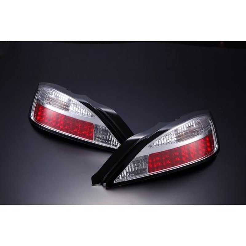 D-MAX S15用 テールランプ D-MAX LEDクリスタルテールランプ 左右セット シルビア S15 H11