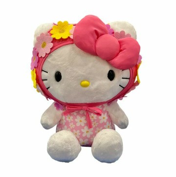 【震撼精品百貨】Hello Kitty 凱蒂貓~日本SANRIO三麗鷗 Kitty12吋花花泳帽絨毛玩偶*16267