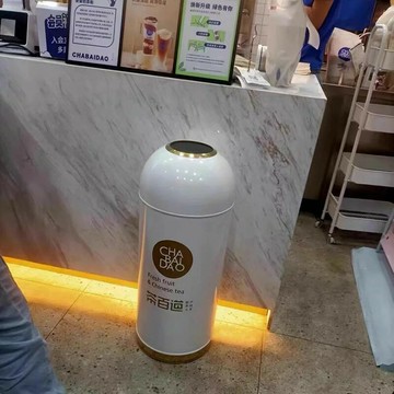 商用垃圾桶 環衛垃圾桶 戶外垃圾桶 大型垃圾桶 分類垃圾桶 大號商用垃圾桶酒店商場圓形不銹鋼子彈頭優質奶茶店咖啡店收納桶