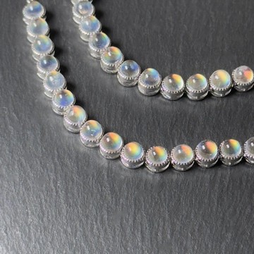 精品馬島月亮石蛋面手鍊