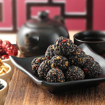 【台灣上青】 黑芝麻核桃枸杞丸/亞麻籽核桃紅棗丸全素（每顆都是獨立包裝）