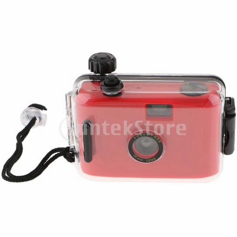 超小型 防水フィルムカメラ 再使用可能 バッテリー不要 水中撮影 深さ5mまで 赤 通販 Lineポイント最大0 5 Get Lineショッピング