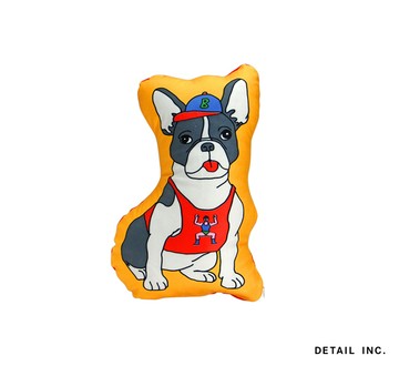 Detail x Midori Komatsu The Enjoy C&D Club Cushion貓狗俱樂部靠墊(狗/橘底)